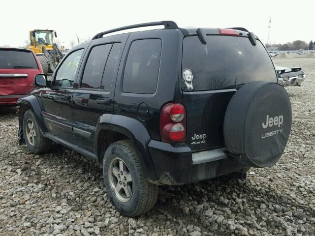 1J4GL38K45W686250 - 2005 JEEP LIBERTY RE 黑色 照片 3