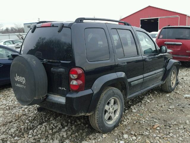 1J4GL38K45W686250 - 2005 JEEP LIBERTY RE 黑色 照片 4