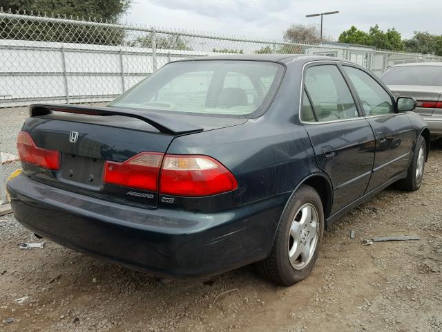 1HGCG1659WA050191 - 1998 HONDA ACCORD EX GREEN photo 4