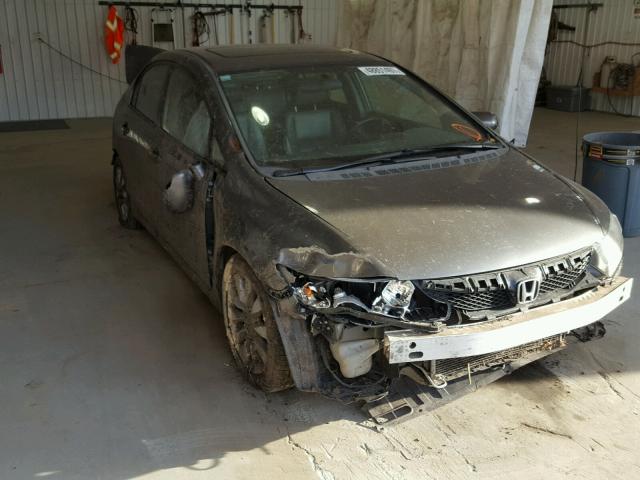 2HGFA16909H346918 - 2009 HONDA CIVIC EXL GRAY photo 1