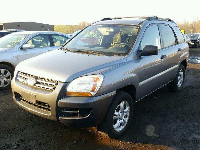 KNDJE723287505708 - 2008 KIA SPORTAGE E SILVER photo 2