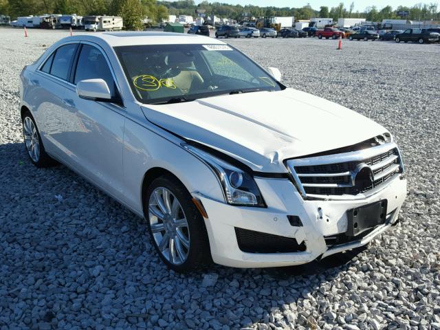 1G6AH5RXXD0140835 - 2013 CADILLAC ATS LUXURY WHITE photo 1