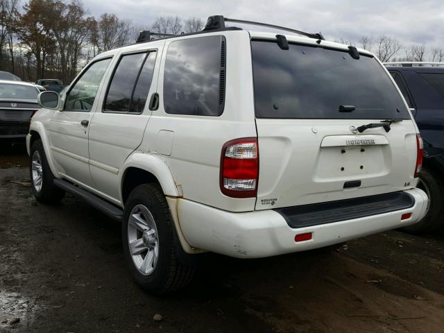 JN8DR09Y33W807053 - 2003 NISSAN PATHFINDER WHITE photo 3