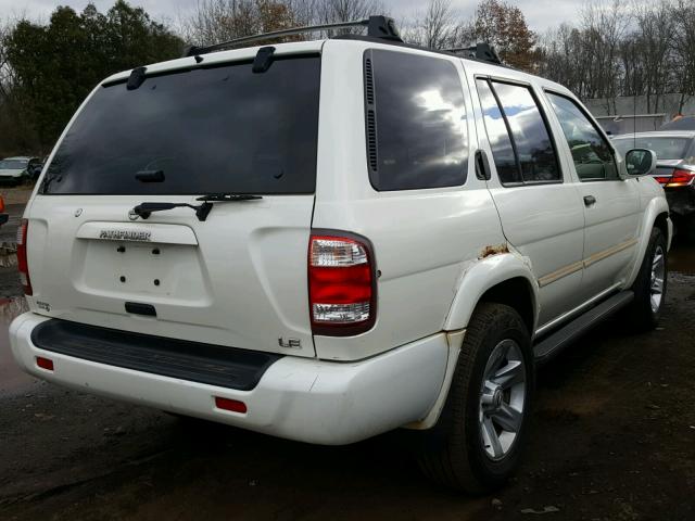 JN8DR09Y33W807053 - 2003 NISSAN PATHFINDER WHITE photo 4