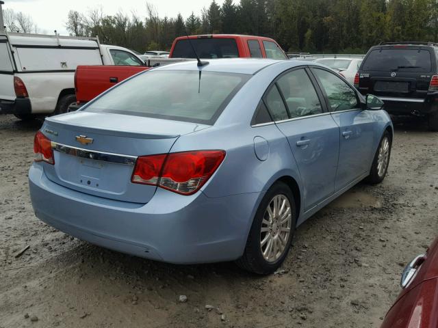 1G1PK5SC1C7191851 - 2012 CHEVROLET CRUZE ECO BLUE photo 4