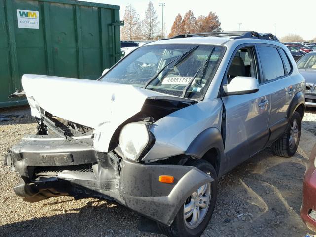 KM8JN12D77U474876 - 2007 HYUNDAI TUCSON SE GRAY photo 2