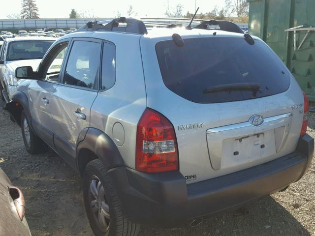 KM8JN12D77U474876 - 2007 HYUNDAI TUCSON SE GRAY photo 3