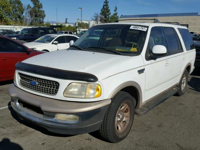 1FMEU17L2VLB05706 - 1997 FORD EXPEDITION WHITE photo 2