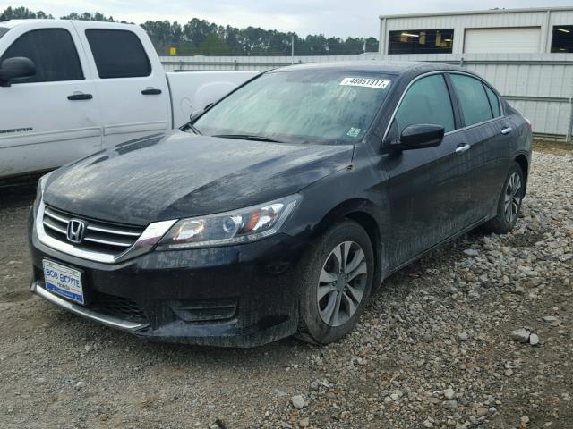 1HGCR2F36FA206234 - 2015 HONDA ACCORD LX BLACK photo 2