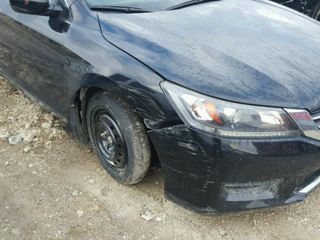 1HGCR2F36FA206234 - 2015 HONDA ACCORD LX BLACK photo 9