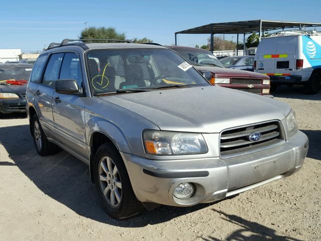 JF1SG65685H719757 - 2005 SUBARU FORESTER 2 GRAY photo 1