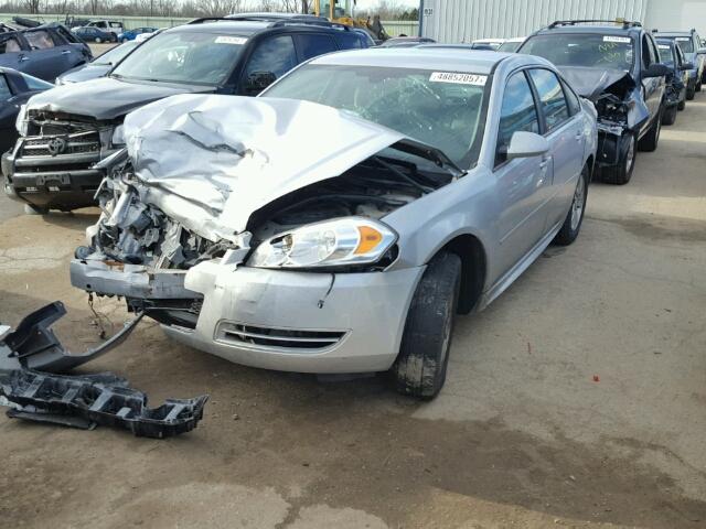 2G1WF5E31C1192474 - 2012 CHEVROLET IMPALA LS SILVER photo 2