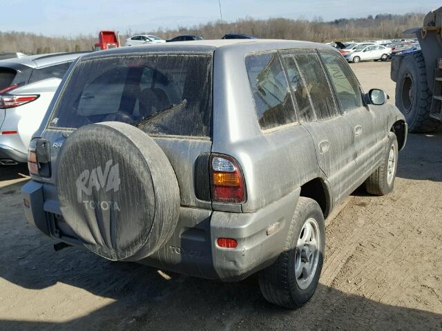 JT3GP10V5X7061006 - 1999 TOYOTA RAV4 SILVER photo 4