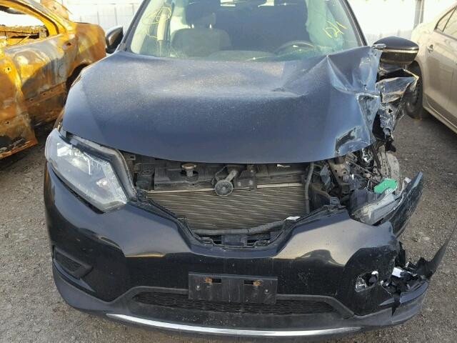 5N1AT2MV8EC766671 - 2014 NISSAN ROGUE S BLACK photo 7