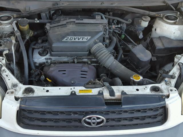 JTEHH20V610037151 - 2001 TOYOTA RAV4 WHITE photo 7