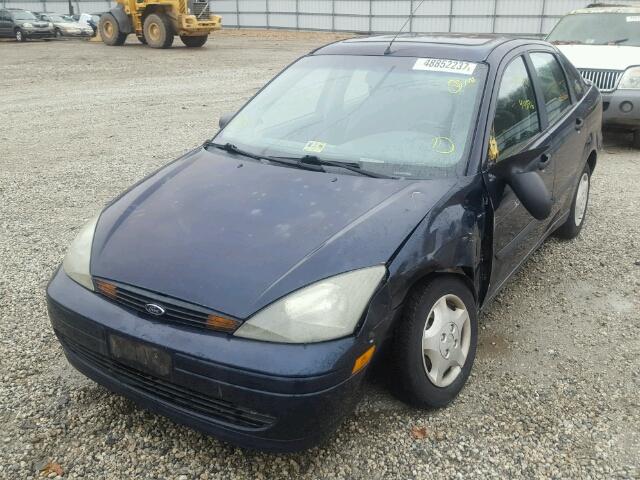 1FAFP33P03W330289 - 2003 FORD FOCUS LX BLUE photo 2