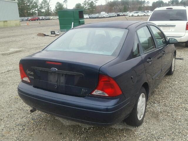 1FAFP33P03W330289 - 2003 FORD FOCUS LX BLUE photo 4