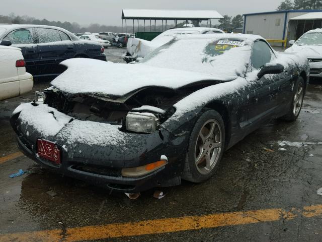 1G1YY32G135134782 - 2003 CHEVROLET CORVETTE BLACK photo 2