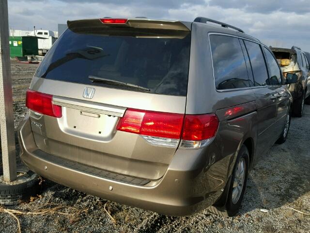 5FNRL3H66AB501017 - 2010 HONDA ODYSSEY EX GOLD photo 4