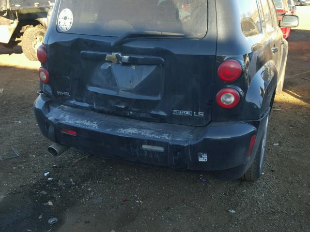 3GNCA13B59S613631 - 2009 CHEVROLET HHR LS BLACK photo 10