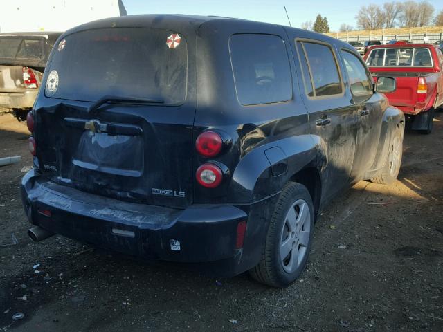 3GNCA13B59S613631 - 2009 CHEVROLET HHR LS BLACK photo 4