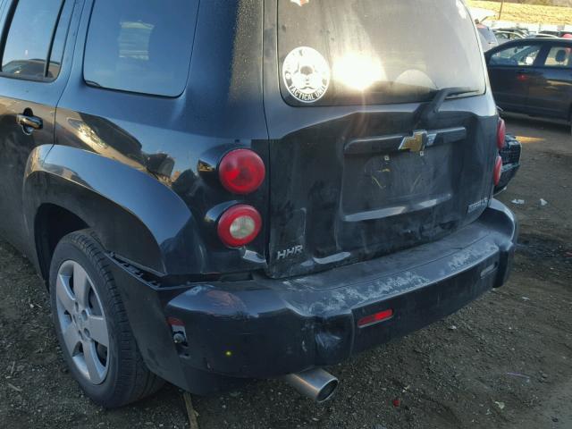 3GNCA13B59S613631 - 2009 CHEVROLET HHR LS BLACK photo 9