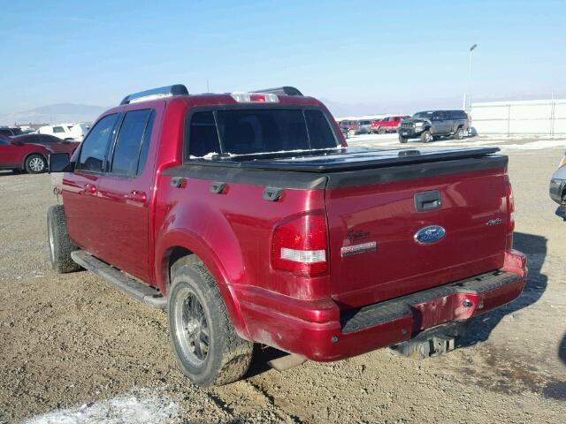 1FMEU53808UA25439 - 2008 FORD EXPLORER S RED photo 3