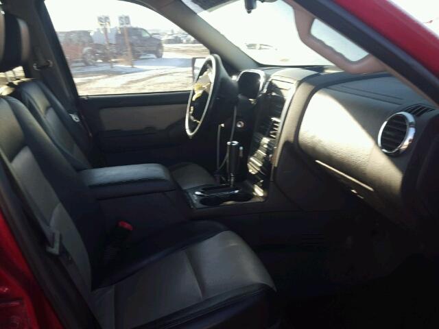 1FMEU53808UA25439 - 2008 FORD EXPLORER S RED photo 5