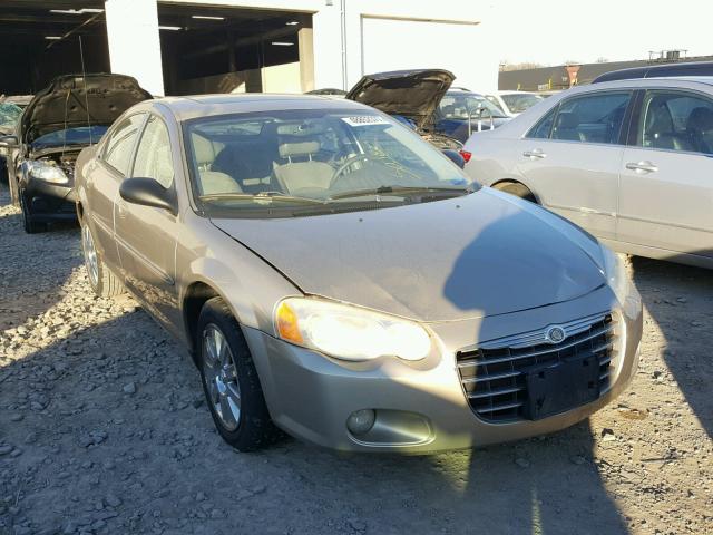 1C3EL66R24N226964 - 2004 CHRYSLER SEBRING LI GOLD photo 1