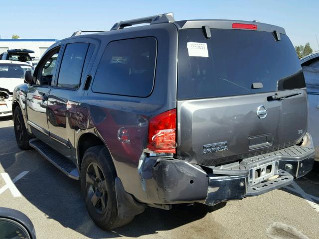 5N1AA08A54N726889 - 2004 NISSAN ARMADA SE SILVER photo 3