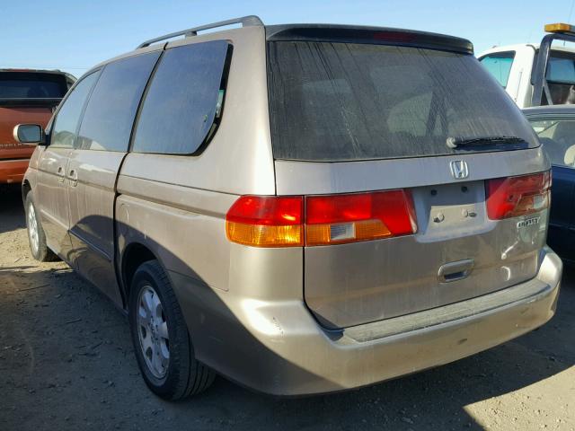 5FNRL18964B123235 - 2004 HONDA ODYSSEY EX BROWN photo 3