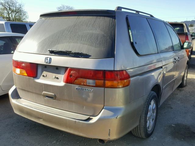 5FNRL18964B123235 - 2004 HONDA ODYSSEY EX BROWN photo 4