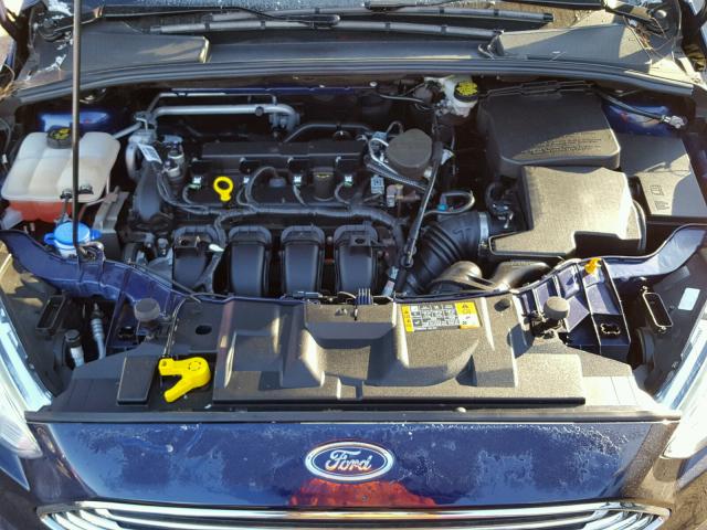 1FADP3N26GL211386 - 2016 FORD FOCUS TITA BLUE photo 7