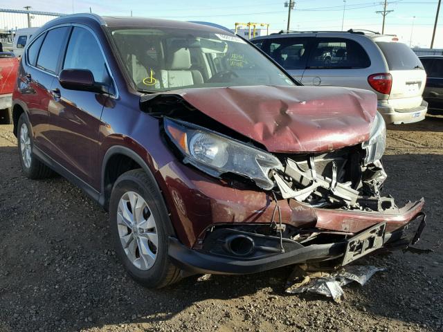 5J6RM4H79CL016067 - 2012 HONDA CR-V EXL MAROON photo 1