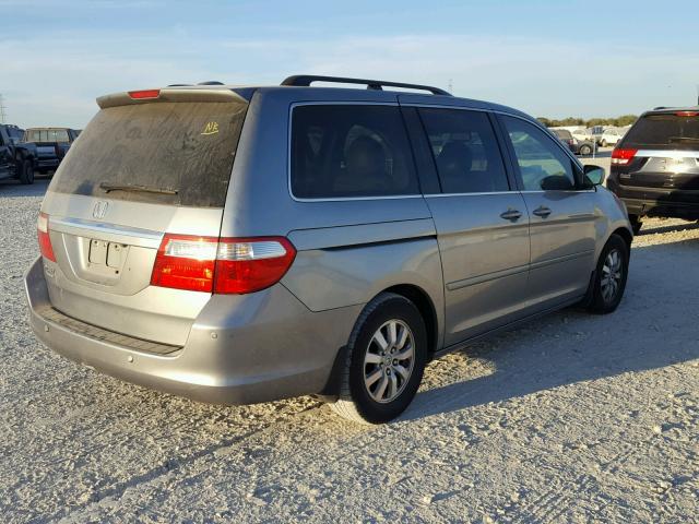 5FNRL38826B113839 - 2006 HONDA ODYSSEY TO GRAY photo 4