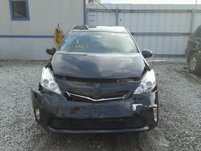 JTDZN3EU4C3179832 - 2012 TOYOTA PRIUS V BLACK photo 9