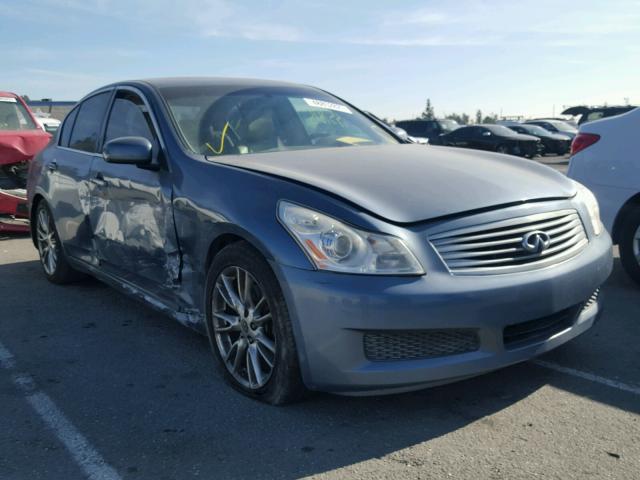 JNKBV61E97M716520 - 2007 INFINITI G35 BLUE photo 1