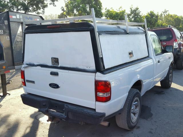 1FTYR10D29PA45771 - 2009 FORD RANGER WHITE photo 4