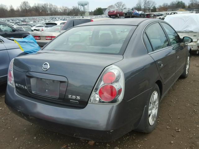 1N4AL11D56N445905 - 2006 NISSAN ALTIMA S GRAY photo 4