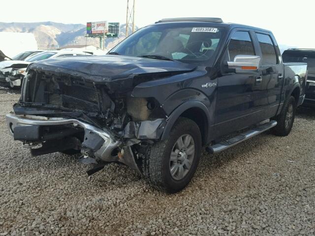 1FTPW14V49FA06760 - 2009 FORD F150 SUPER BLACK photo 2