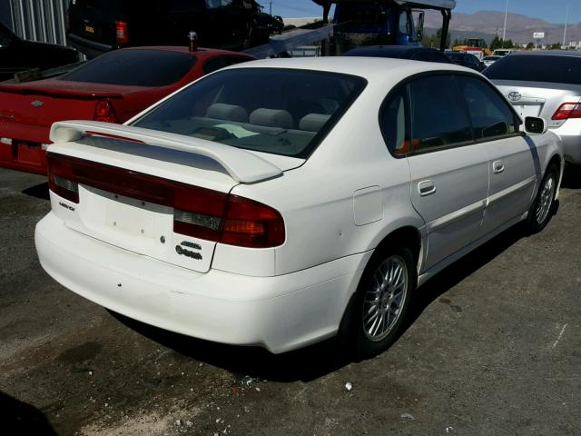 4S3BE625646204049 - 2004 SUBARU LEGACY L S WHITE photo 4