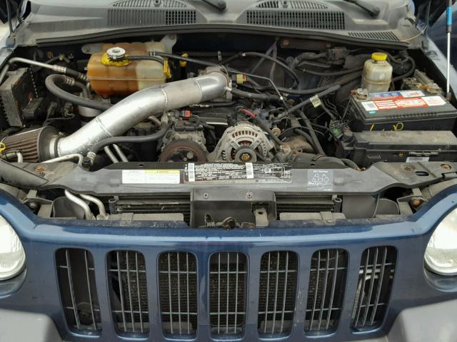 1J4GL48K82W324150 - 2002 JEEP LIBERTY SP BLUE photo 7