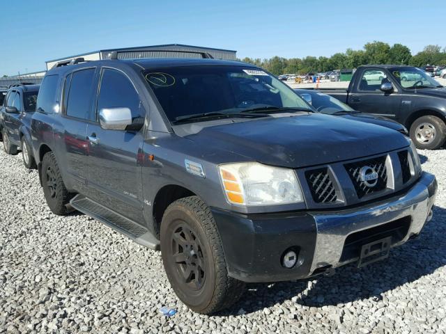 5N1AA08B44N724284 - 2004 NISSAN ARMADA SE GRAY photo 1