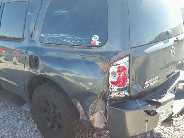 5N1AA08B44N724284 - 2004 NISSAN ARMADA SE GRAY photo 9