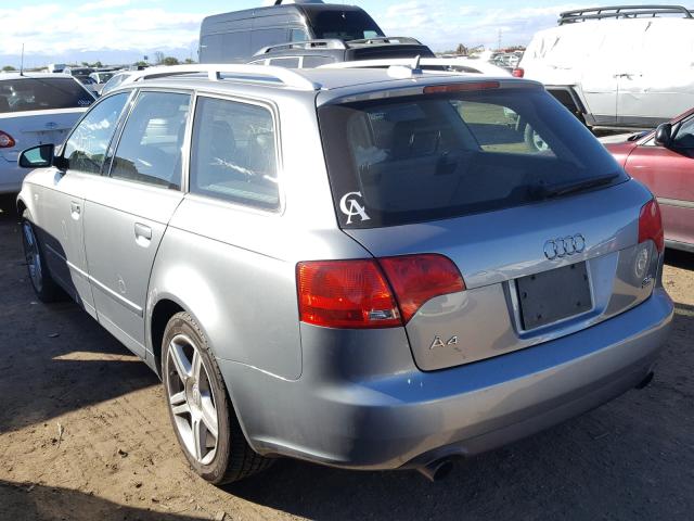 WAUKH78E16A152718 - 2006 AUDI A4 3.2 AVA GRAY photo 3