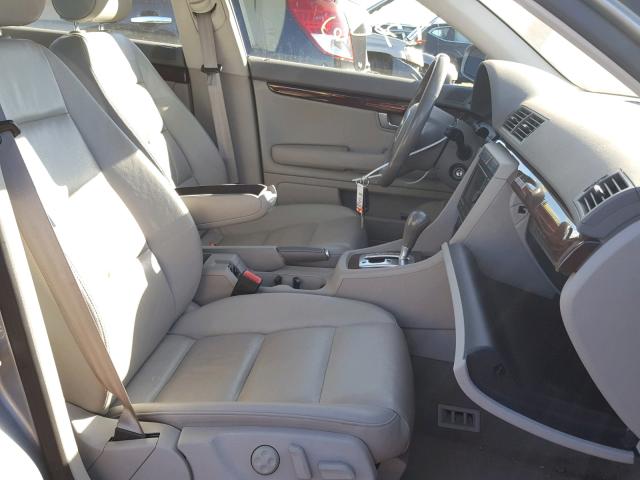 WAUKH78E16A152718 - 2006 AUDI A4 3.2 AVA GRAY photo 5