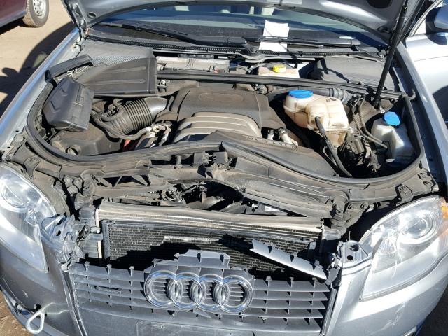 WAUKH78E16A152718 - 2006 AUDI A4 3.2 AVA GRAY photo 7