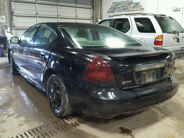 2G2WP522541219262 - 2004 PONTIAC GRAND PRIX BLACK photo 3
