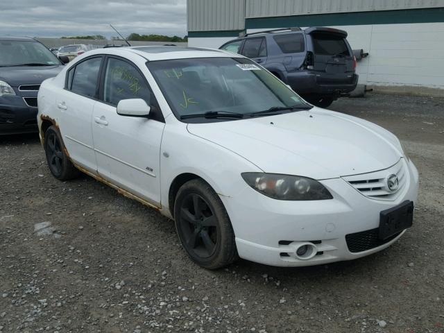 JM1BK323851297208 - 2005 MAZDA 3 S WHITE photo 1