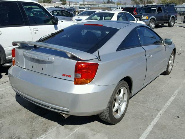 JTDDY32T2Y0002914 - 2000 TOYOTA CELICA GT- SILVER photo 4